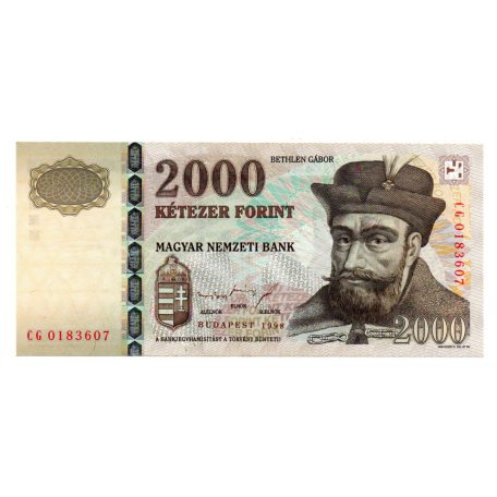 2000 Forint Bankjegy 1998 CG aEF