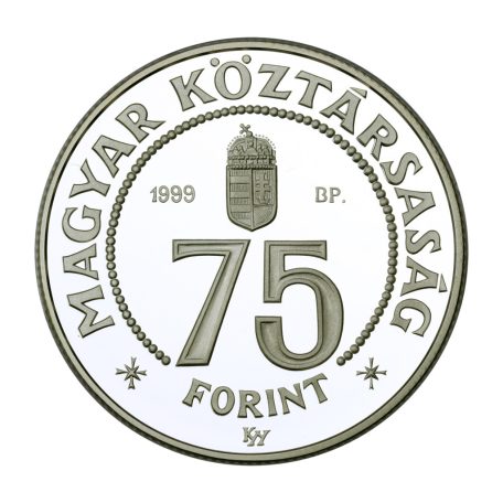 75 éves a NEMZETI BANK 75 Forint 1999 PP