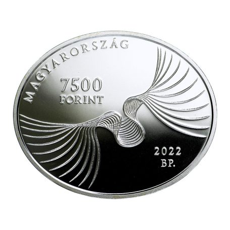 Kertész Imre 7500 Forint 2022 PP 12,5g Ag925 certifikáttal 