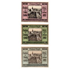 Ausztria Notgeld Wachau-Emmersdorf 10-20-50 Heller 1920