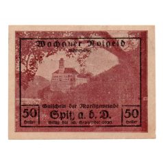 Ausztria Notgeld Wachau-Spitz ad Donau 50 Heller 1920