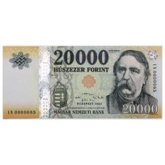 20000 Forint Bankjegy 2022 IN UNC alacsony sorszám