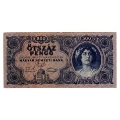 500 Pengő Bankjegy 1945 F