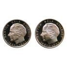 Bartók Béla emlékév 25 és 50 Forint 1961 Proof 37,5g Ag750