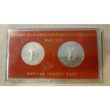 Felszabadulás 50 és 100 Forint 1970 MNB díszomagolásban