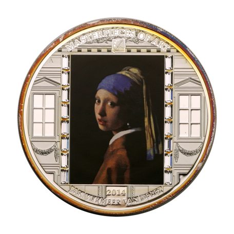 Cook-szigetek 20 Dollár 2014 PP Swarowski kristállyal díszítve 3 UNCIA 93,3g Ag999 