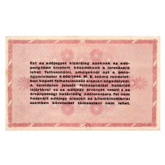 1 Millió Adópengő 1946 P53B EF világos alapnyomat