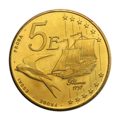 Magyar Köztársaság EURO pénzérmék prototípusa 2004