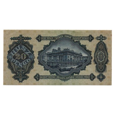 20 Pengő Bankjegy 1930 gEF