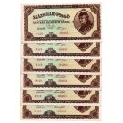 100 Millió Pengő Bankjegy 1946 aUNC-UNC sorszámkövető 6 db
