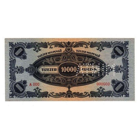 10000 Milpengő Bankjegy 1946 MINTA