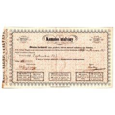 500 Forint 1848 6 hónapra szóló Kamatos utalvány