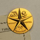 Balesetmentes Munkáért jelvény arany fokozat 1973 MÉV