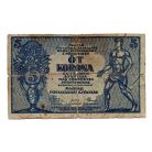 5 Korona Postatakarékpénztár jegy 1919 Más Törvényes G