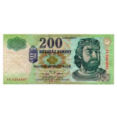 200 Forint Bankjegy 2001 FA VF