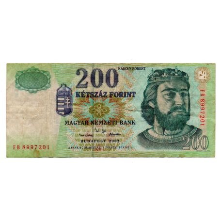 200 Forint Bankjegy 2002 FB F