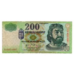 200 Forint Bankjegy 2007 FA F