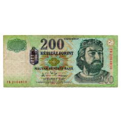 200 Forint Bankjegy 2007 FB F