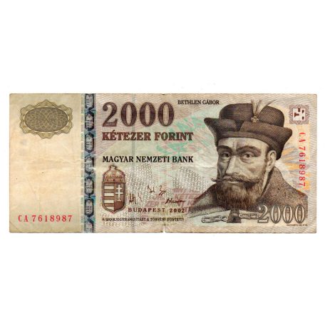 2000 Forint Bankjegy 2002 CA F
