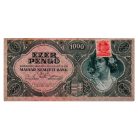1000 Pengő Bankjegy 1945 bélyeg és alacsonyabb sorszám 003143