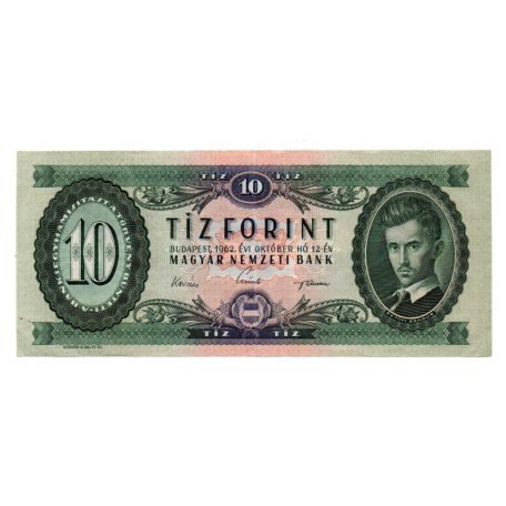 10 Forint Bankjegy 1962 aEF