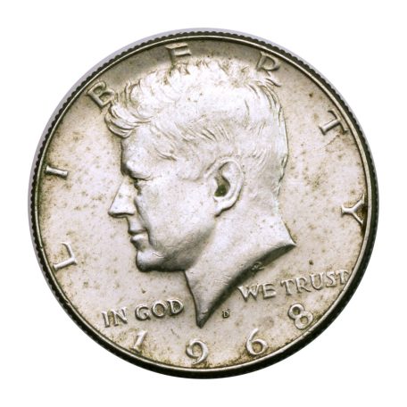 USA Kennedy 1/2 Dollár 1968 D