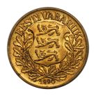 Észtország 1 Kroon 1990 utánveret