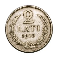 Lettország 2 Lati 1925