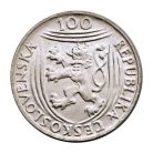 Csehszlovákia 100 Korona 1951 Klement Gottwald aEF 13,92g Ag500