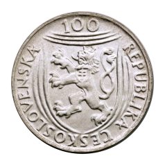   Csehszlovákia 100 Korona 1951 Klement Gottwald aEF 13,92g Ag500