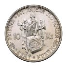 Szlovákia 10 Korona 1944 Pribina herceg 7g Ag500