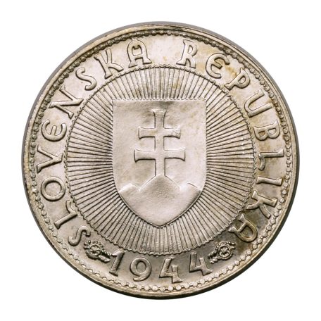 Szlovákia 10 Korona 1944 Pribina herceg 7g Ag500