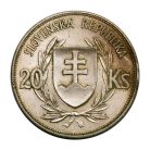 Szlovákia 20 Korona 1939 Jozef Tiso 14,96g Ag500