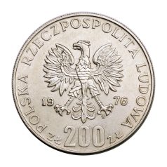   Lengyelország 200 Zloty 1976 XXI. Nyári Olimpia 14,32g Ag625