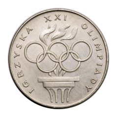   Lengyelország 200 Zloty 1976 XXI. Nyári Olimpia 14,32g Ag625
