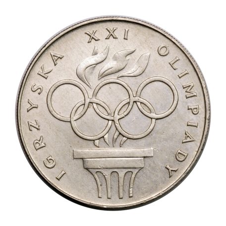 Lengyelország 200 Zloty 1976 XXI. Nyári Olimpia 14,32g Ag625