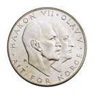 Norvégia 25 Kroner 1970 Felszabadulás 29,25g Ag875