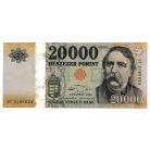 20000 Forint Bankjegy 2016 GF UNC forgalmi sorszám