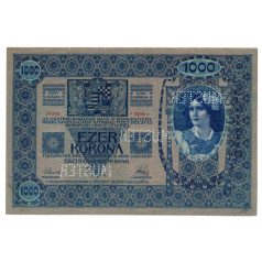 1000 Korona Bankjegy 1902 MUSTER / MINTA
