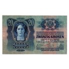 20 Korona Bankjegy 1913 I. kiadás MUSTER, MINTA