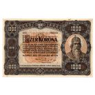 1000 Korona Államjegy 1920 MINTA barna sorozat és sorszámmal