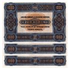 1000 Korona Államjegy 1920 UNC sorszámkövető 3 db