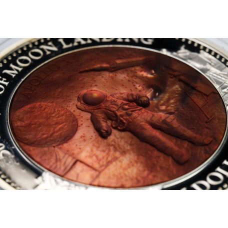 Holdraszállás Salamom-szigetek 25 Dollár 2019 PP Ag999 5 UNCIA 155,5g Ag999