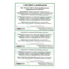   Magyar Éremművészeti Intézet 3 db 1000 Forintos Ajándékkupon