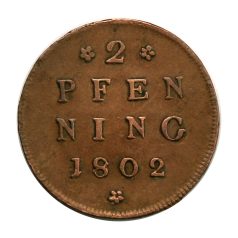 Salzburg 2 Pfenning 1802