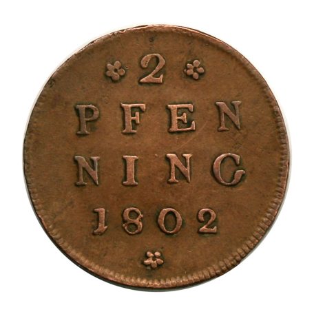 Salzburg 2 Pfenning 1802