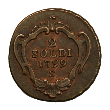 Olaszország Gorizia 2 Soldi 1799 S Szomolnok Schmollnitz