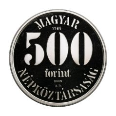Labdarúgó Európa-Bajnokság 500 Forint 1988 PP