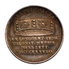 I. Ferdinánd Koronázási zseton 1838 Milánó