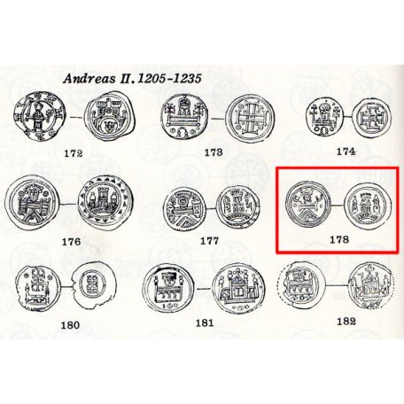 II. András obulus ÉH.:- EK: 17/23 Opitz:21.11.1.1. publikálatlan